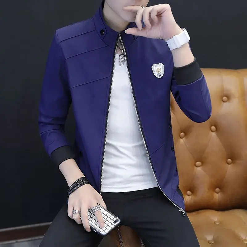 Jesienno-zimowa moda KPOP w stylu Harajuku Slim dopasowane koszulki luźna, luźna kurtka zapałka z pluszowym zamkiem z długim rękawem