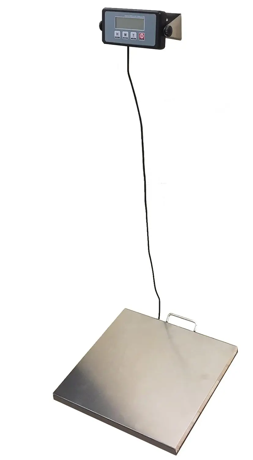 

Цифровые весы для тела на 400 фунтов с большой платформой и LED-дисплеем для дома, офиса, спортзала