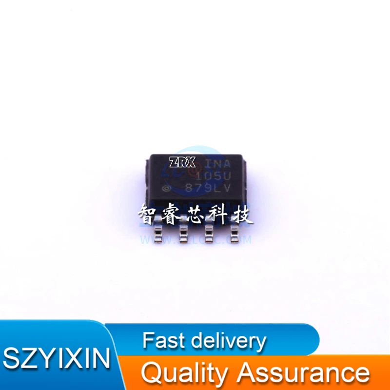 5 قطعة/الوحدة جديد الأصلي INA105KU INA105U SOP-8POperational مكبر للصوت ICIC في المخزون #1