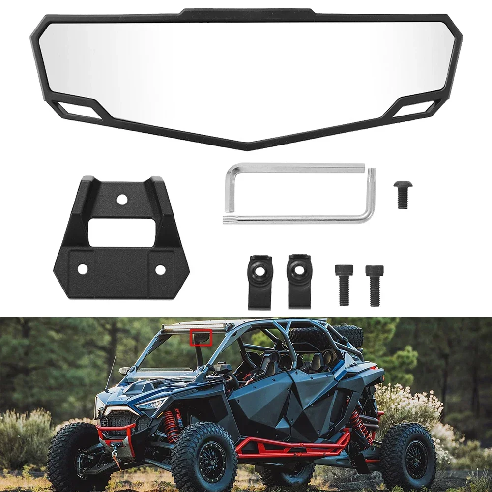 

UTV Convex Rear View Center Mirror High-Quality For Polaris- RZR PRO XP XP4 2020-2024 2883763 Direct Installation Car Accessory