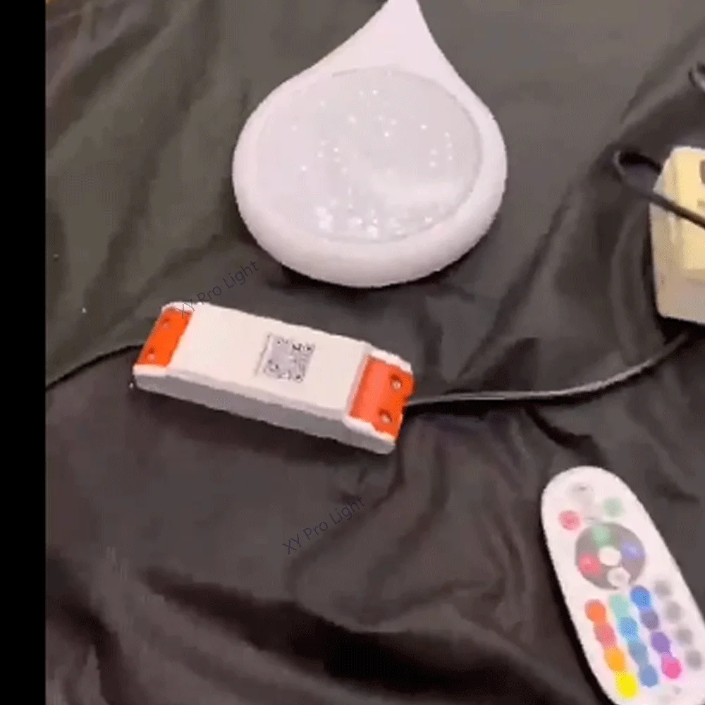 25W RGB Underwater Lights IP68 Magnetic Suction Swimming Pool Light Mobile APP Control No Punching Install Pool Party Decoration