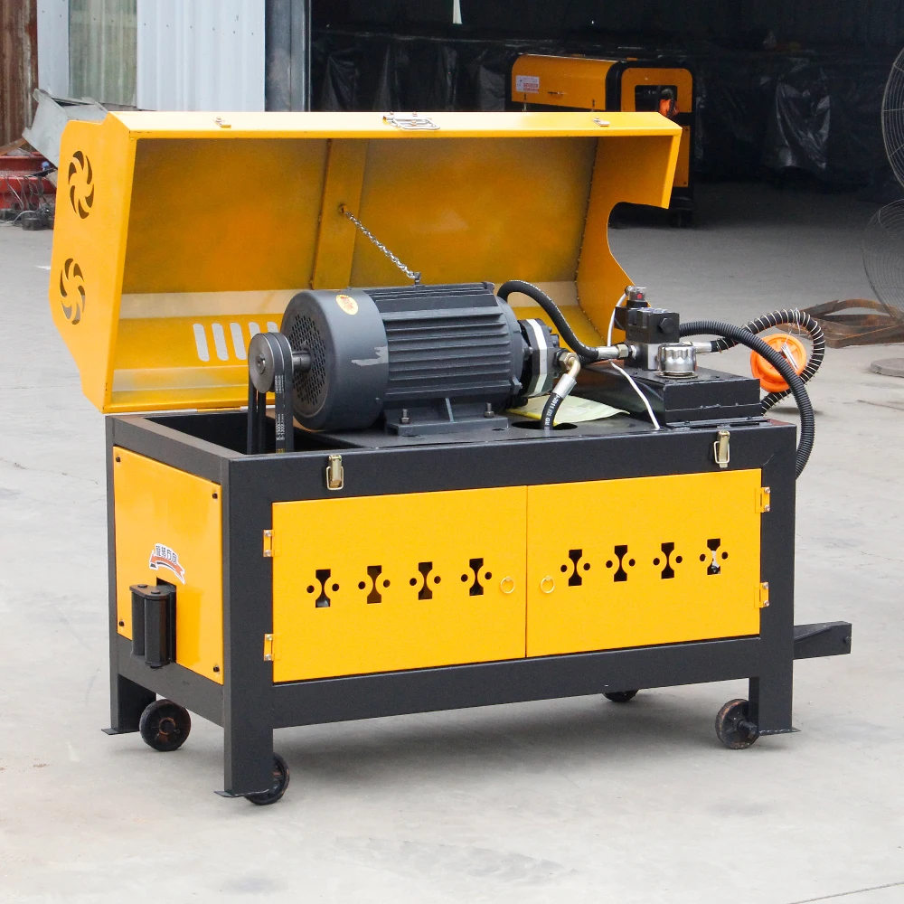 Picture 4: LS-BSC10A Rebar Straightening Machine 12-40mm Iron Straightening Machine Best Steel Rebar Cutting and Straightening Machine