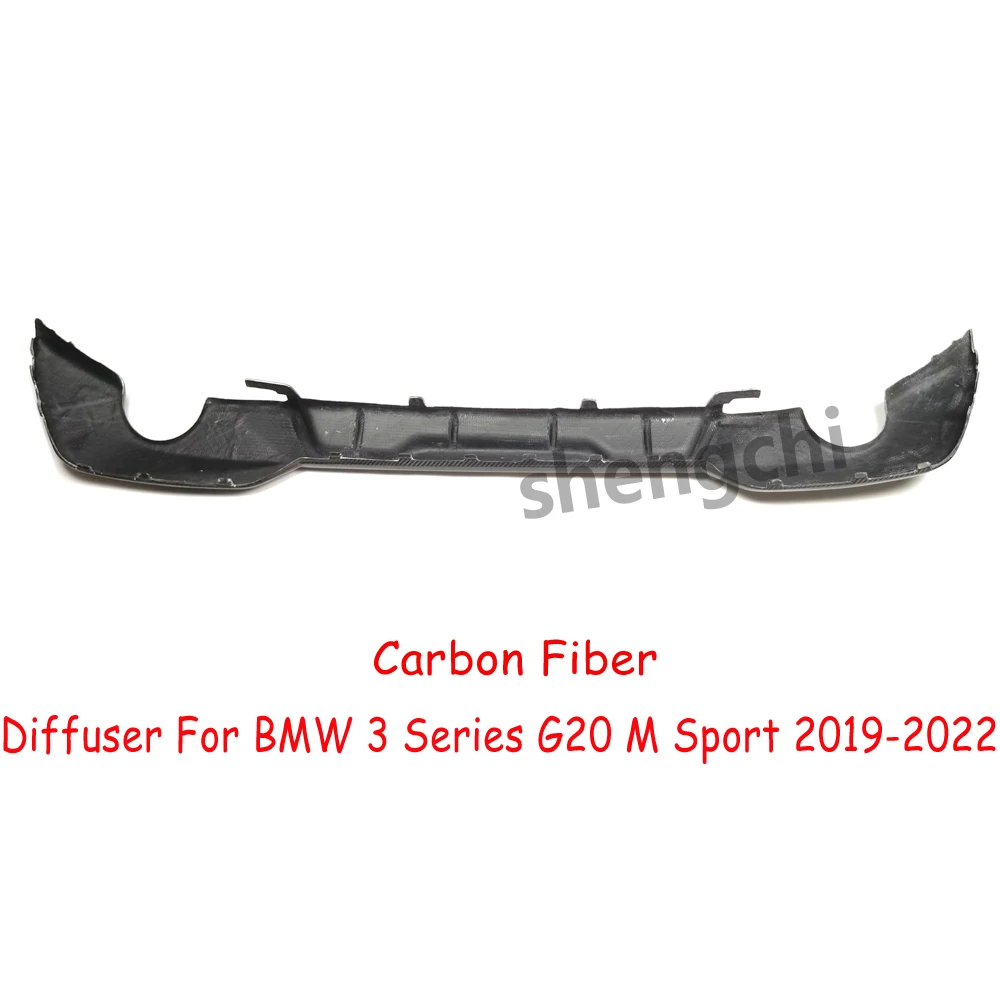 G20 Pre-Lci MP Style Carbon Fiber Rear Bumper Diffuser For BMW 3 Series G20 320i 330i M Sport Rear Bumper Diffuser lip 2019-2022