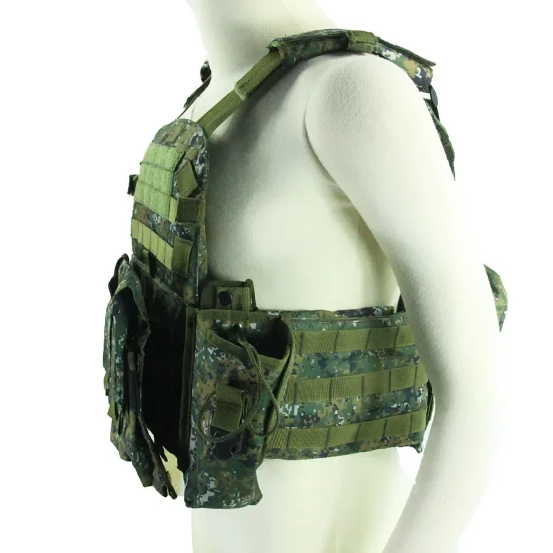 US Camouflage Vest Digital Jungle Green Tactical 6094