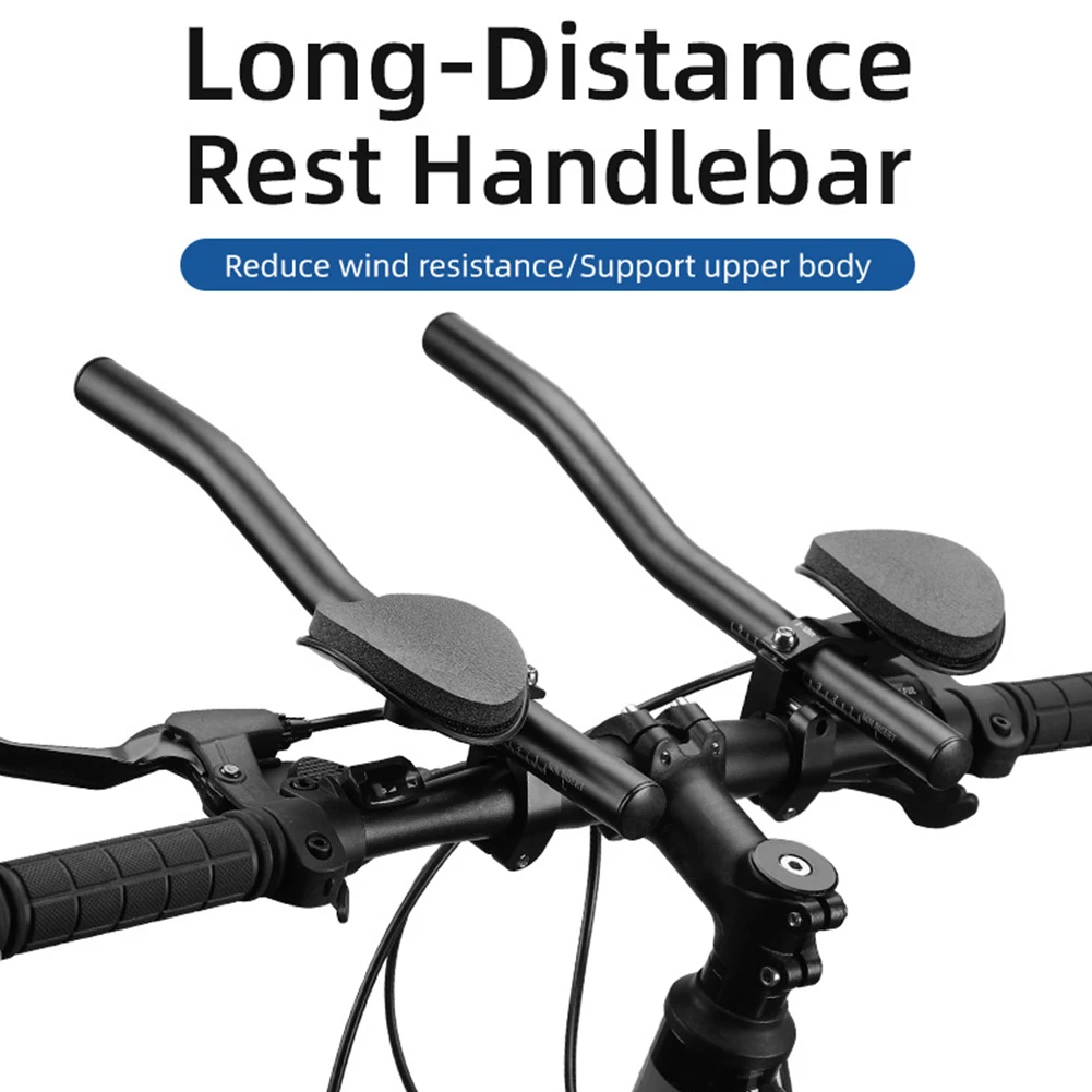 

Bicycle Rest TT Handlebar Extension Triathlon MTB Road Bike Cycling Parts 8cm Adjustable Arm Bicycle Rest Handlebar