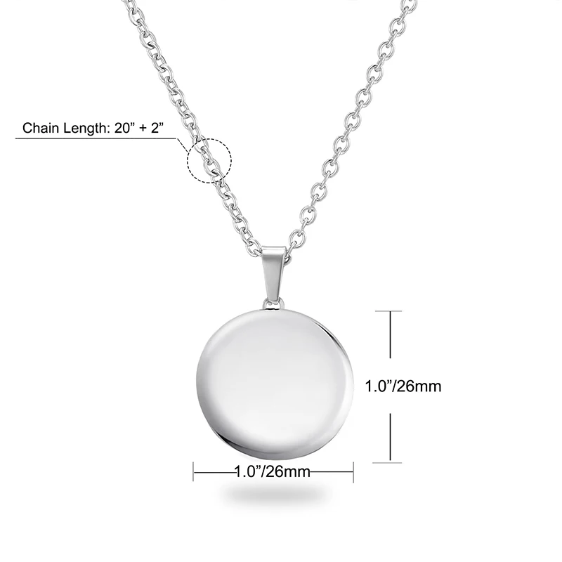 قلادات صورة شخصية للنساء والفتيات مخصصة للصور والنص على شكل دائري قلادة مدلاة هدية عيد الشكر #6