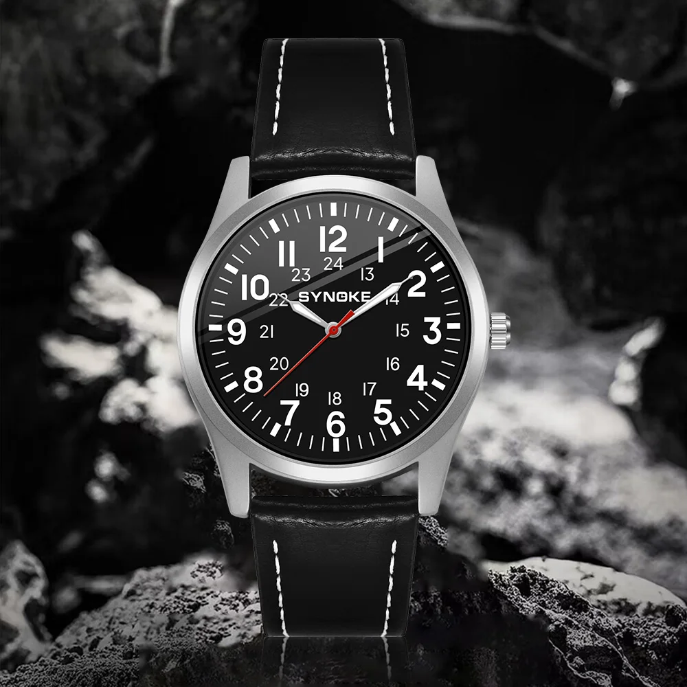 

SYNOKE Mens Watches Military Watches for Men Military Army Watch Quartz Waterproof Wrist Watches for Men