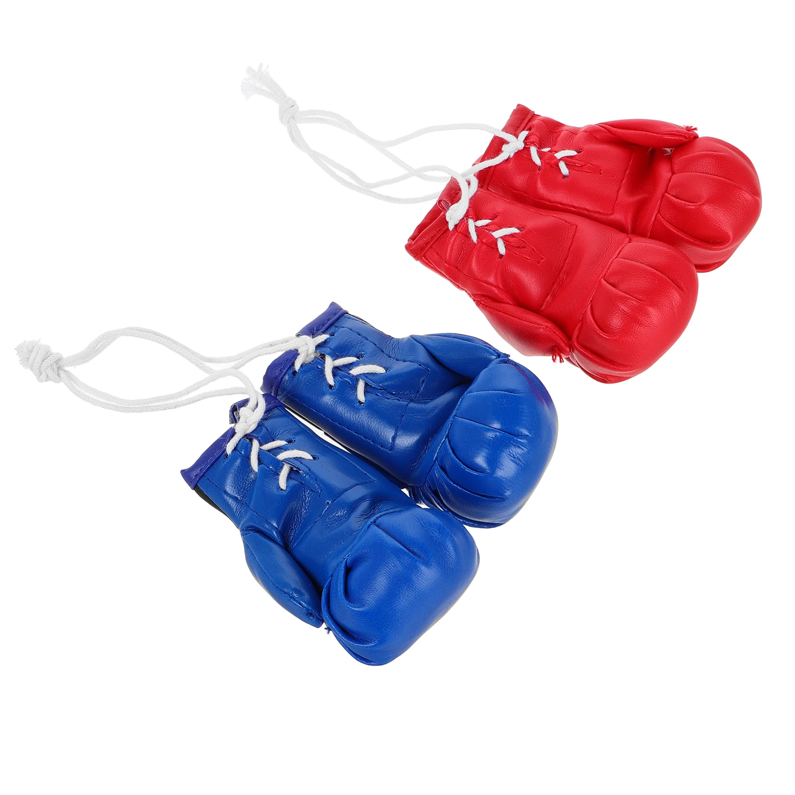 

4pcs Mini Boxing Gloves 10cm Realistic Design Souvenir Portable Size Boxing Gym Decorations Miniature Gloves Keychain Ornament
