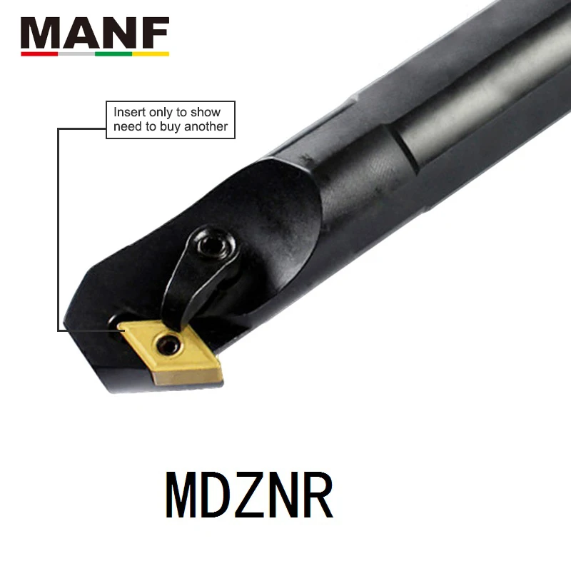 

MANF S32T-MDZNR15 40mm Internal Boring Tool Holders CNC DNMG Carbide Inserts Turning Steel Boring Bar Toolholder Lathe Cutter