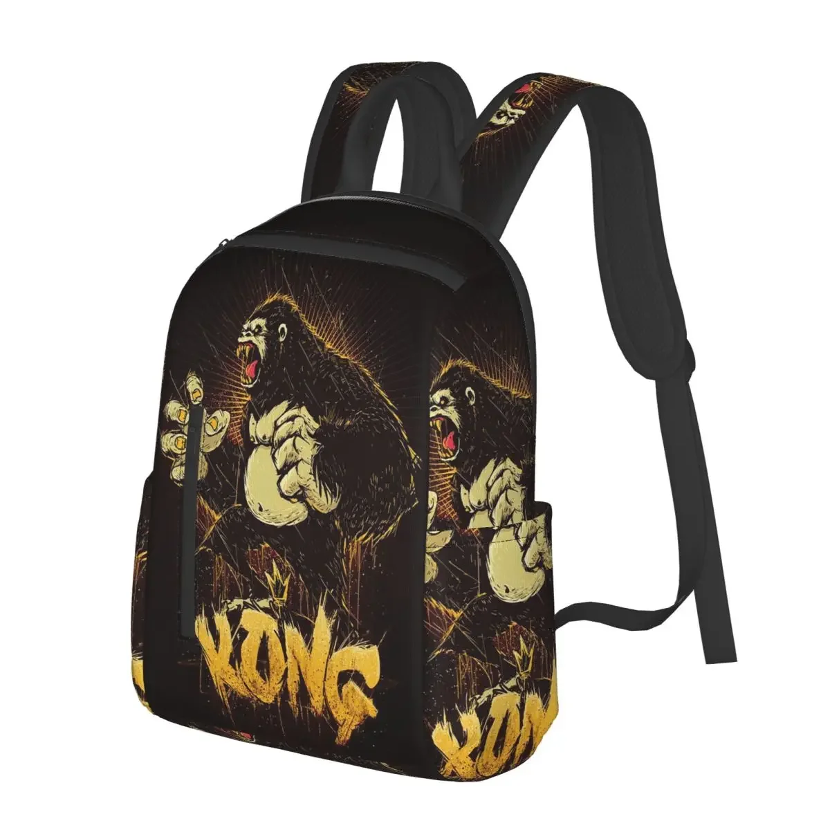 

King Kong Student Backpack School Bag Hiking Travel Daypack for Boys Girls Fashion Bookbag Shoulder Bags