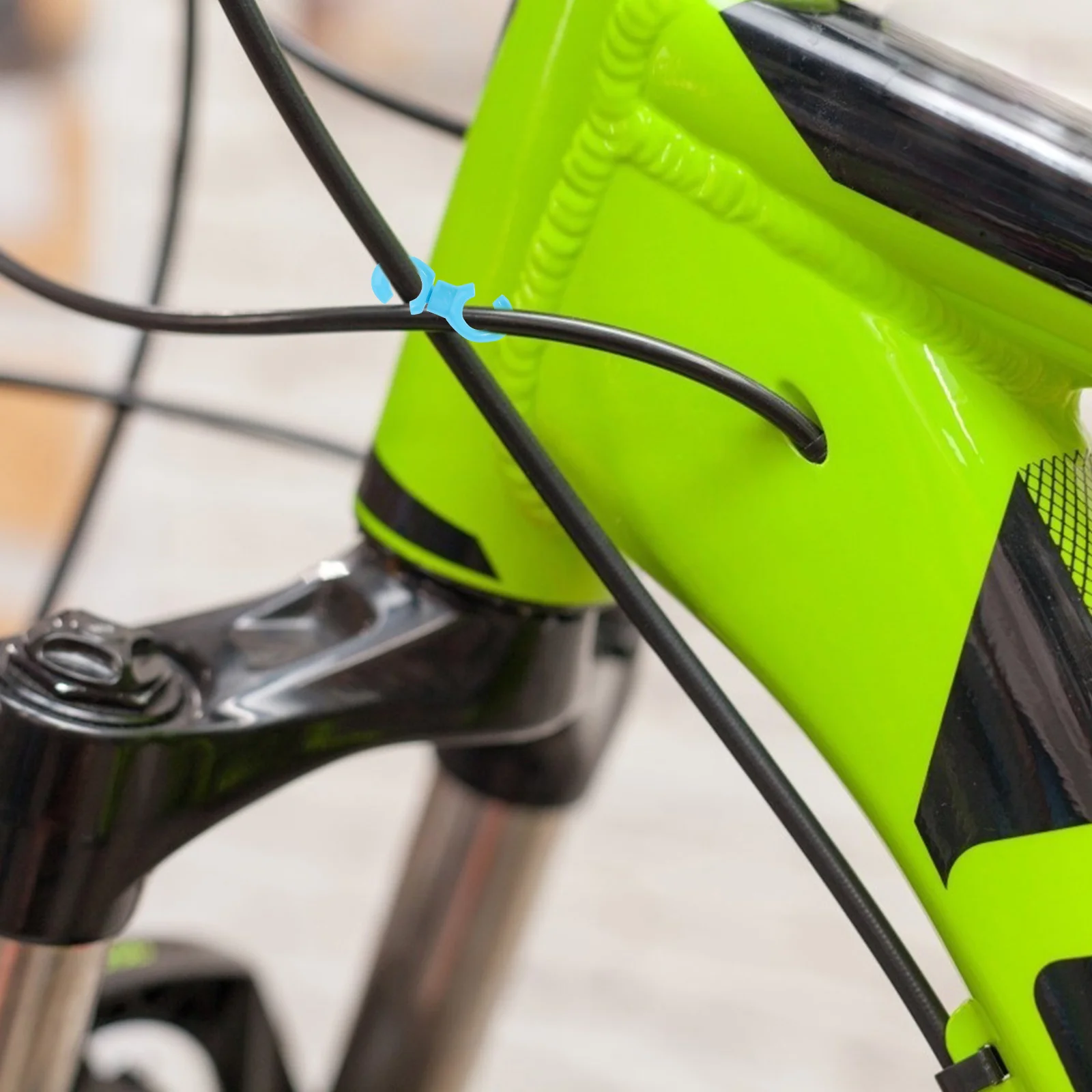 

50pcs C Clip Cable Guides For Bike Brake Line Fixing Clamp Road Folding Bikes Tubing Wire Clamps Housing Hose Guide