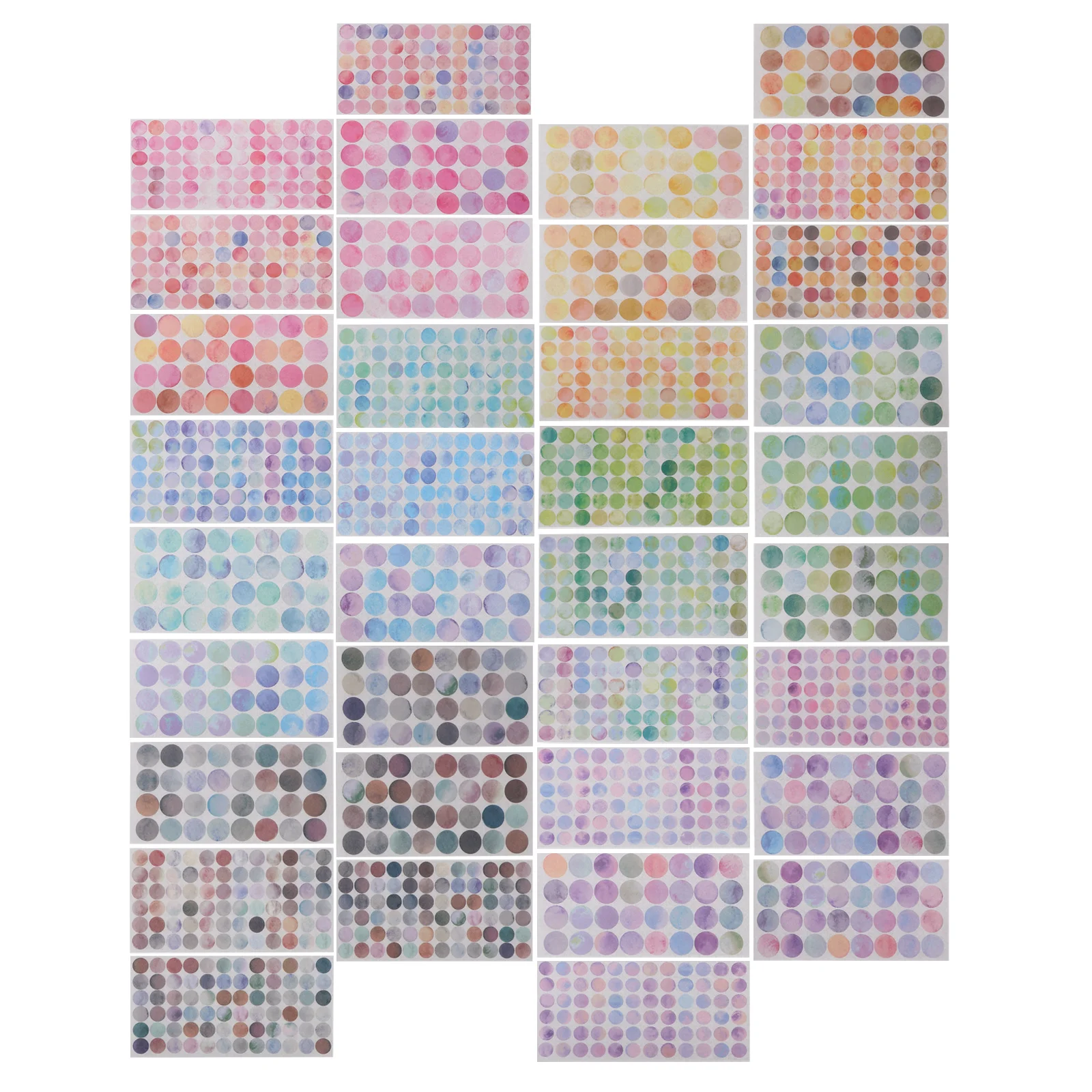 

36 Sheets Colored Round Stickers Color Coding Labels For School Office Organization Diy Dot Stickers Small Circle Label Tabs