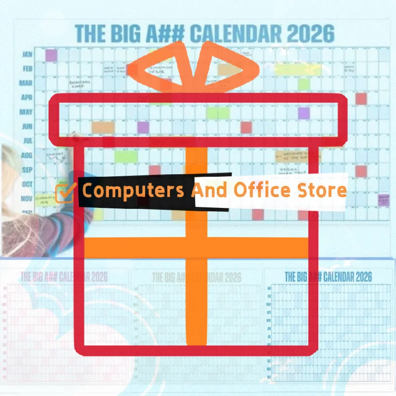 

Большой ежедневник-планер на 2026 год, планировщик на 365 дней, блокнот для списка дел, канцелярские принадлежности