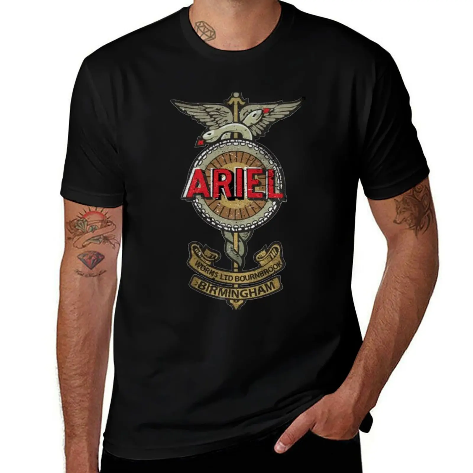 

shirts graphic prints funny Motorcycles t t 1950 for with vintage Ariel T-Shirt shirts man sign