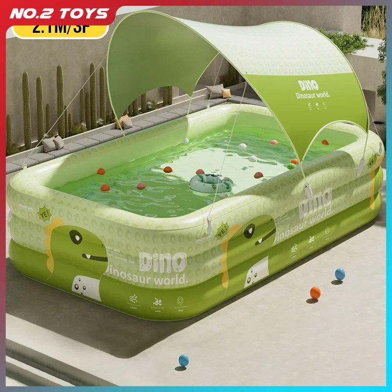 Large Inflatable Swimming Pool Removable Indoor Outdoor Folding Pool Family Adult Baby Party Swimming Pools Water Toys for Kids