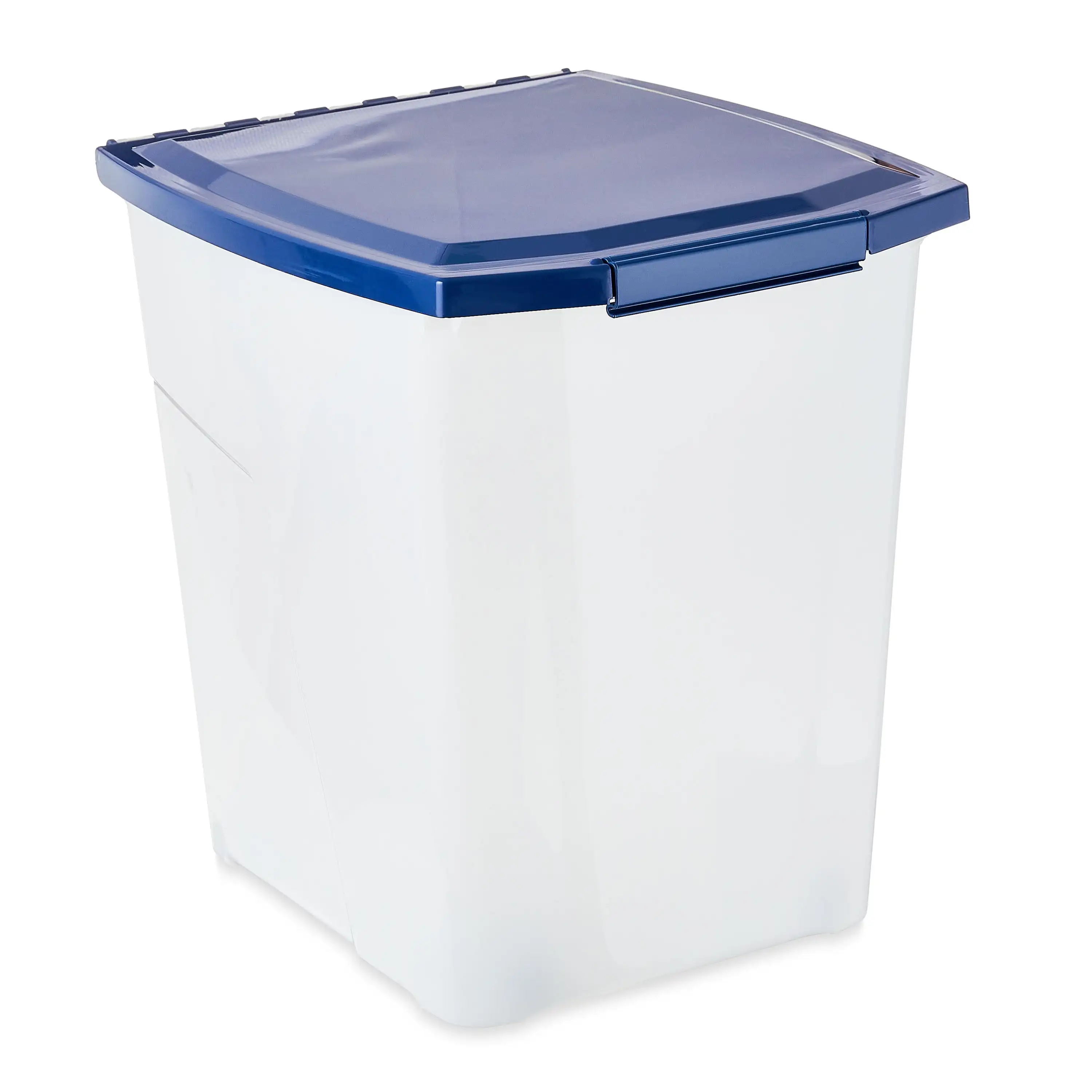 

Plastic Pet Food Storage Container with Locking Lid, 25 lb Capacity