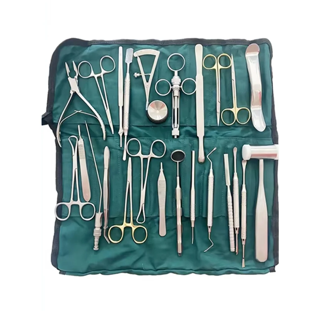 

26Pcs Dental Implant Surgical Kit Professional Implantology Tools Set for Dentists Oral Surgery Equipment & Supplies
