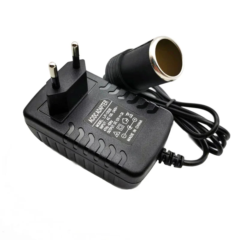 Car Cigarette Lighter Adapte 220V to 12V 2A DC Power Converter Charger Transformer Cigar Lit Lighter Plug Socket Electronic Jack