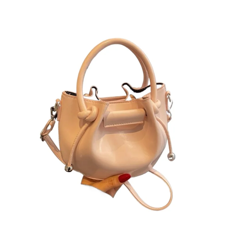 

Summer Small Fresh Portable Small Bag New High-end Texture Temperament Messenger Bucket Bag High Quality High Appearance Level