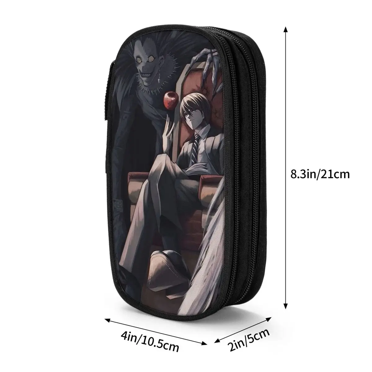 Deaths Notes Ryuk Anime Pencil Case for Studen Gifts Pen Box Pencil Bag Stationery Supplies Pen Holder Bag