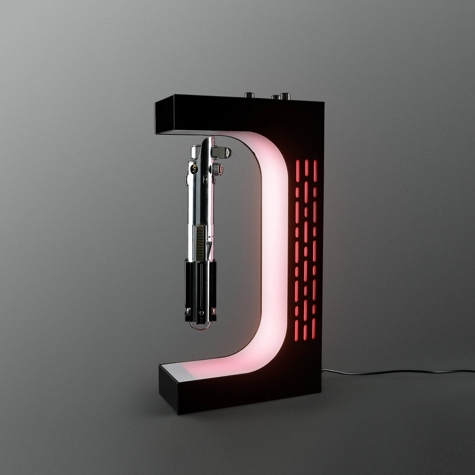 DamienSaber Magnetic Levitation Lightsaber Display Stand Color Changing Rotatable