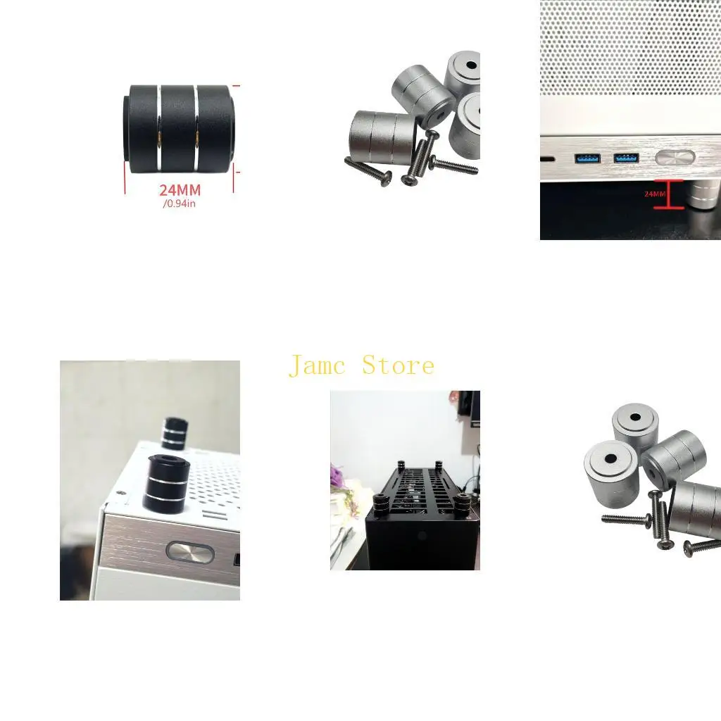 

LX0B алюминиевый корпус усилителя ПК, ножки, амортизирующая подушка усилителя, рассеивание тепла