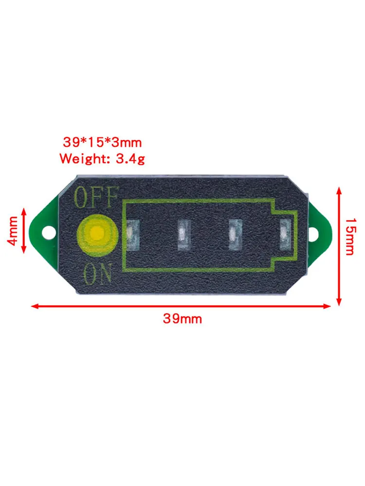 1S 2S 3S 4S 6S 7S 13S 16S Lithium Battery Power Display Charging Indicator Flashing Li-ion Lifepo4 lead-acid BMS