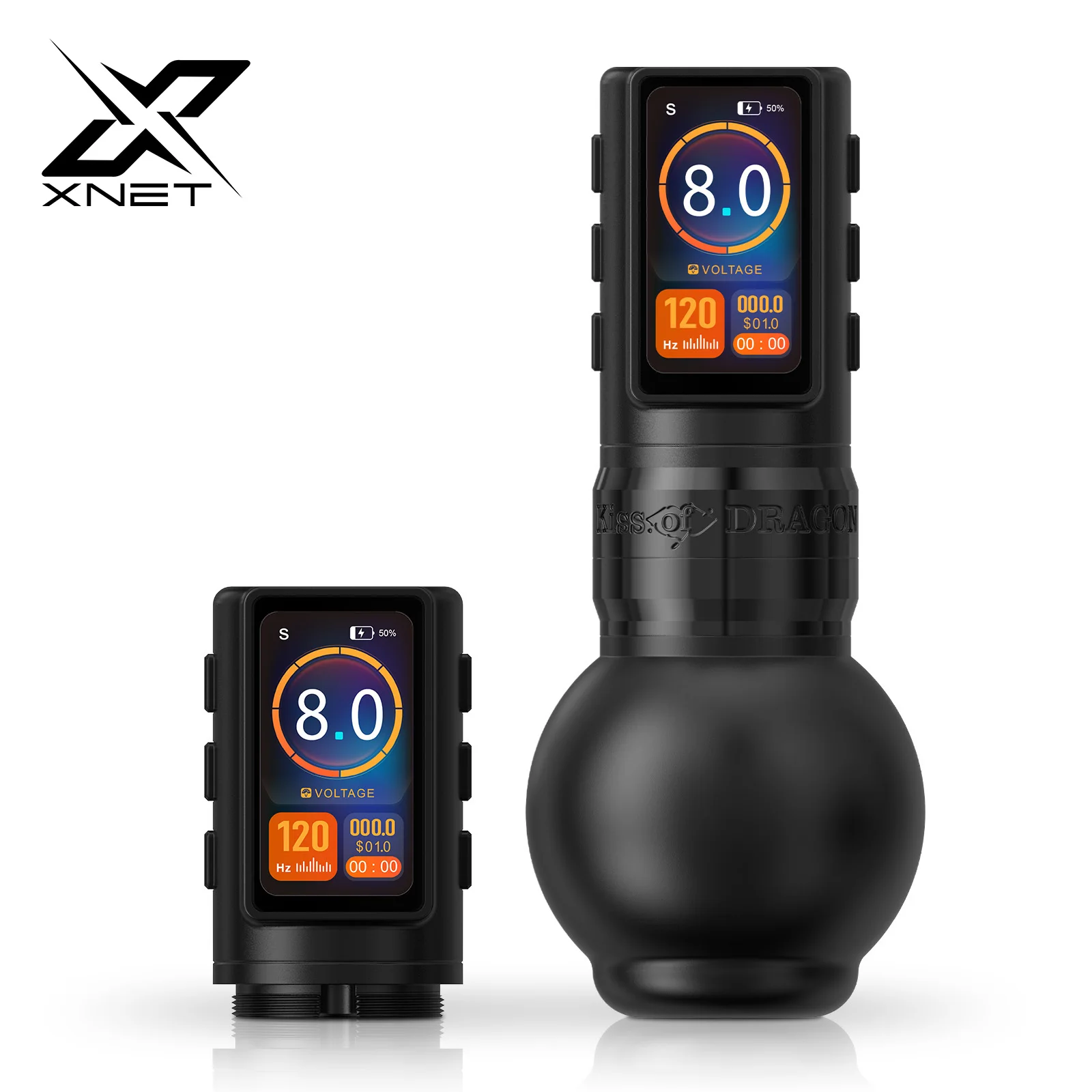 XNET Traveler-T1 Wireless Tattoo Machine Grip 54mm Brushless Motor Stroke 4.0mm Straight rod Pen Battery Capacity 2000mAh