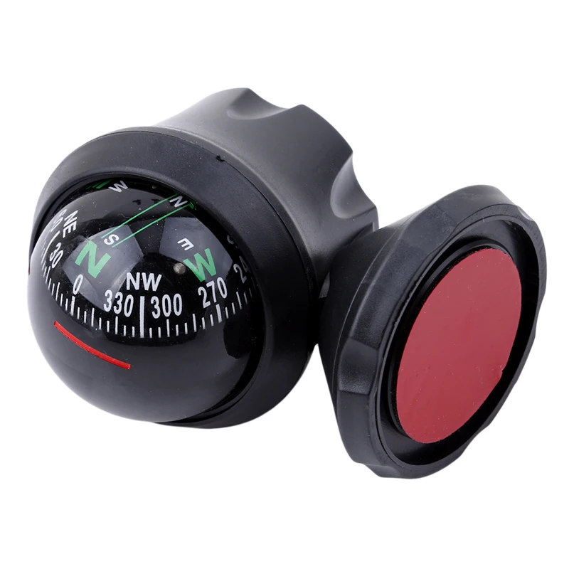 High Quality Rotation Waterproof Vehicle Navigation Ball Shaped Car Compass With Suction Cup Auto Accessories