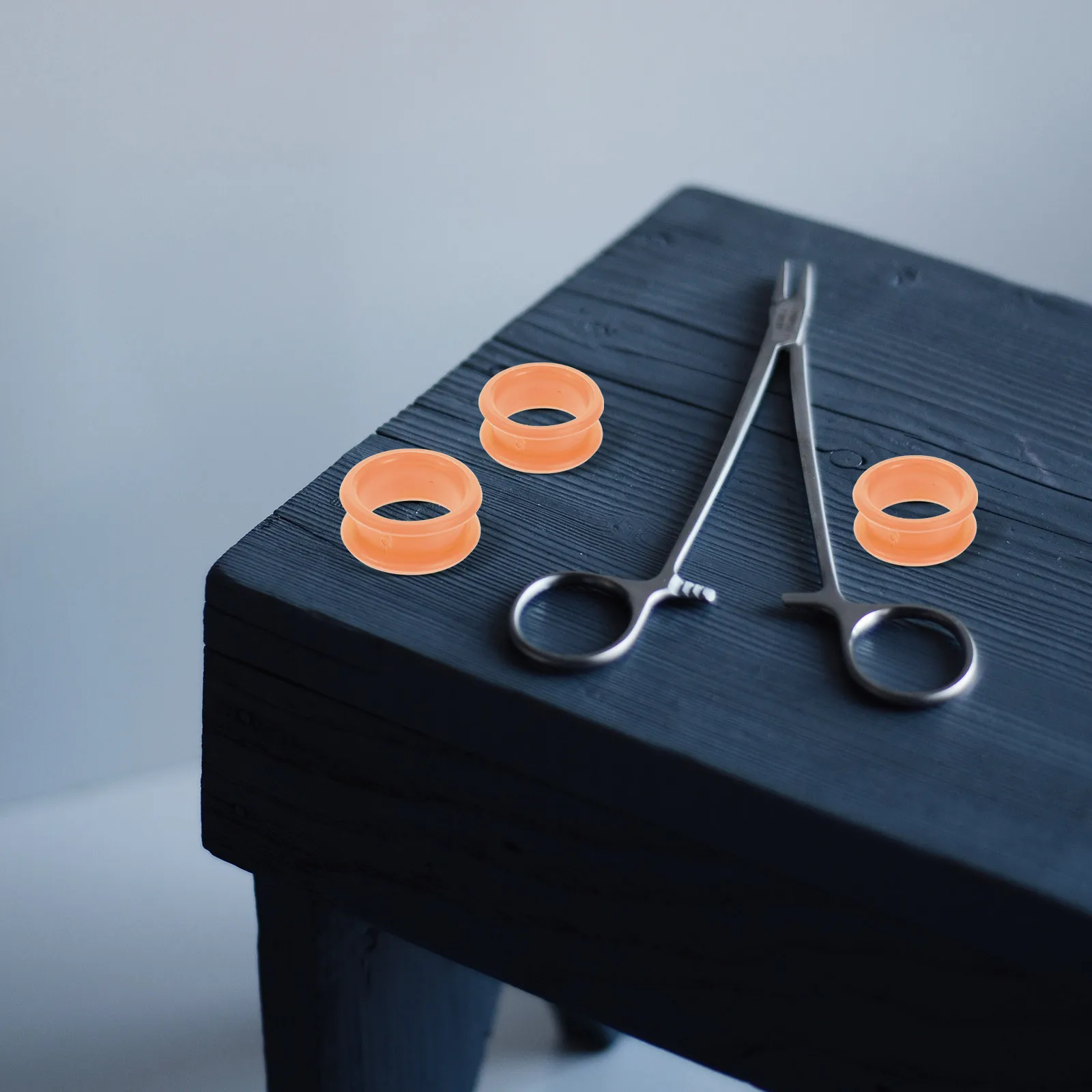 

6Pcs Scissor Finger Protective Ring Soft Silicone Shear Grip for Home Pet Salon Easy Installation Scissor Silicone Finger Ring