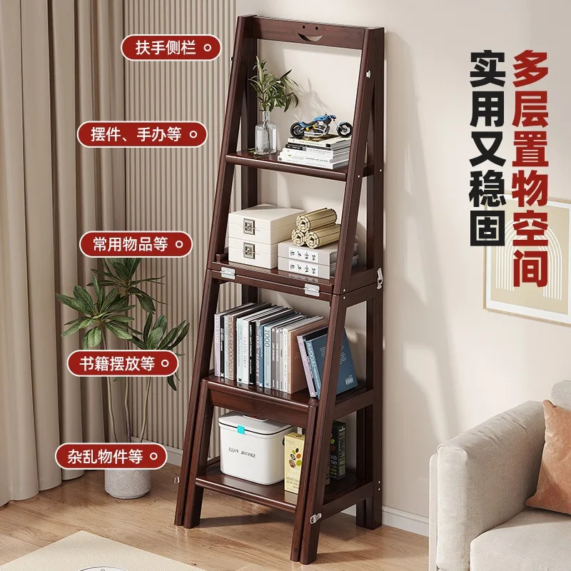 

Multifunctional Household Folding Telescopic Ladder Dual-Purpose Thickened Herringbone Design for Home And Garden