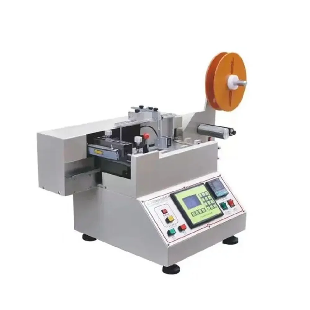 サテンラベル切断および折りたたみ機,高速,織機,中国工場