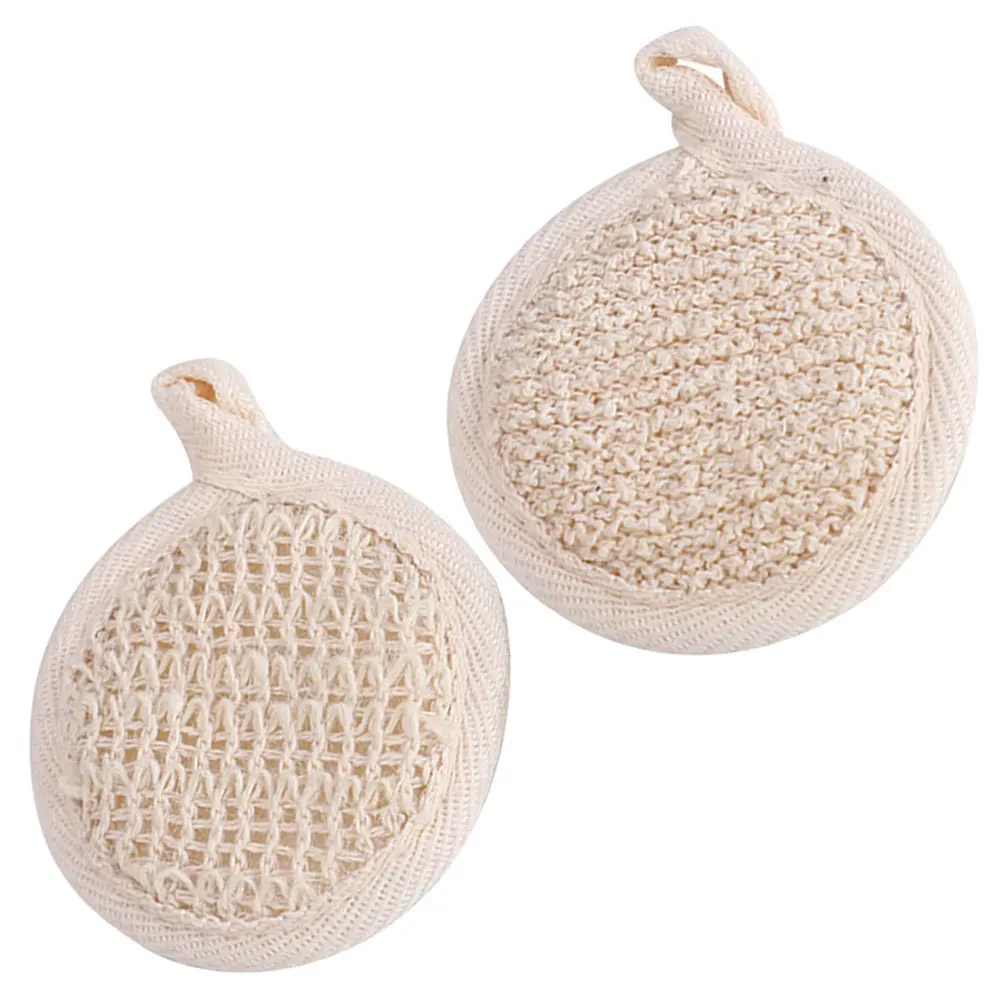 

2Pcs Body Exfoliator Scrubbing Cloth High Absorbent Bath Ball for Daily Shower Leg and Back Cleaning Bathroom Supply Scrubber