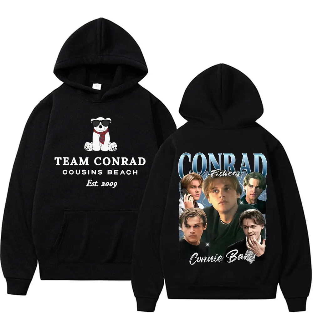 

Толстовки Team Conrad Cousins Beach Merch, толстовки с капюшоном Conrad Fisher Movie Y2k для мужчин и женщин, Harajuku, высококачественные пуловеры большого размера