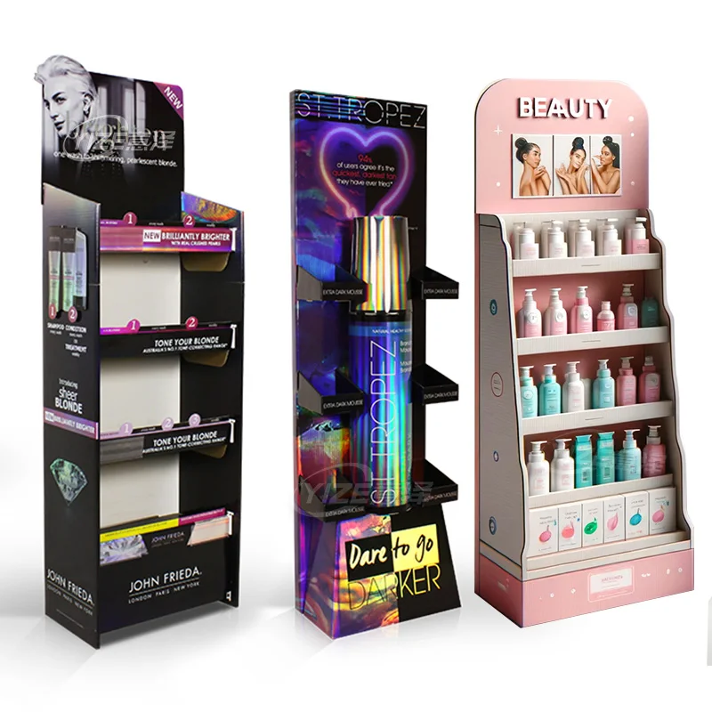 custom.Custom Makeups Products Display Racks Shelves Advertising Store Cardboard Lipstick Makeup Cosmetic Display Stand