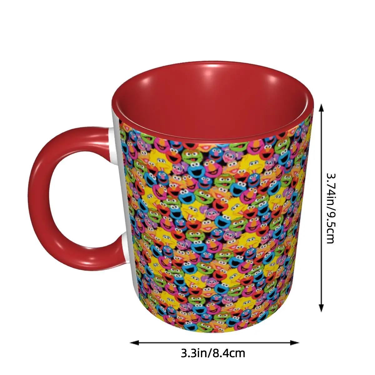 Sesame Street At Zazzle Mug Funny Ceramic Coffee Cups Tea Mugs Milk Cup Drinkware Gifts for Friends