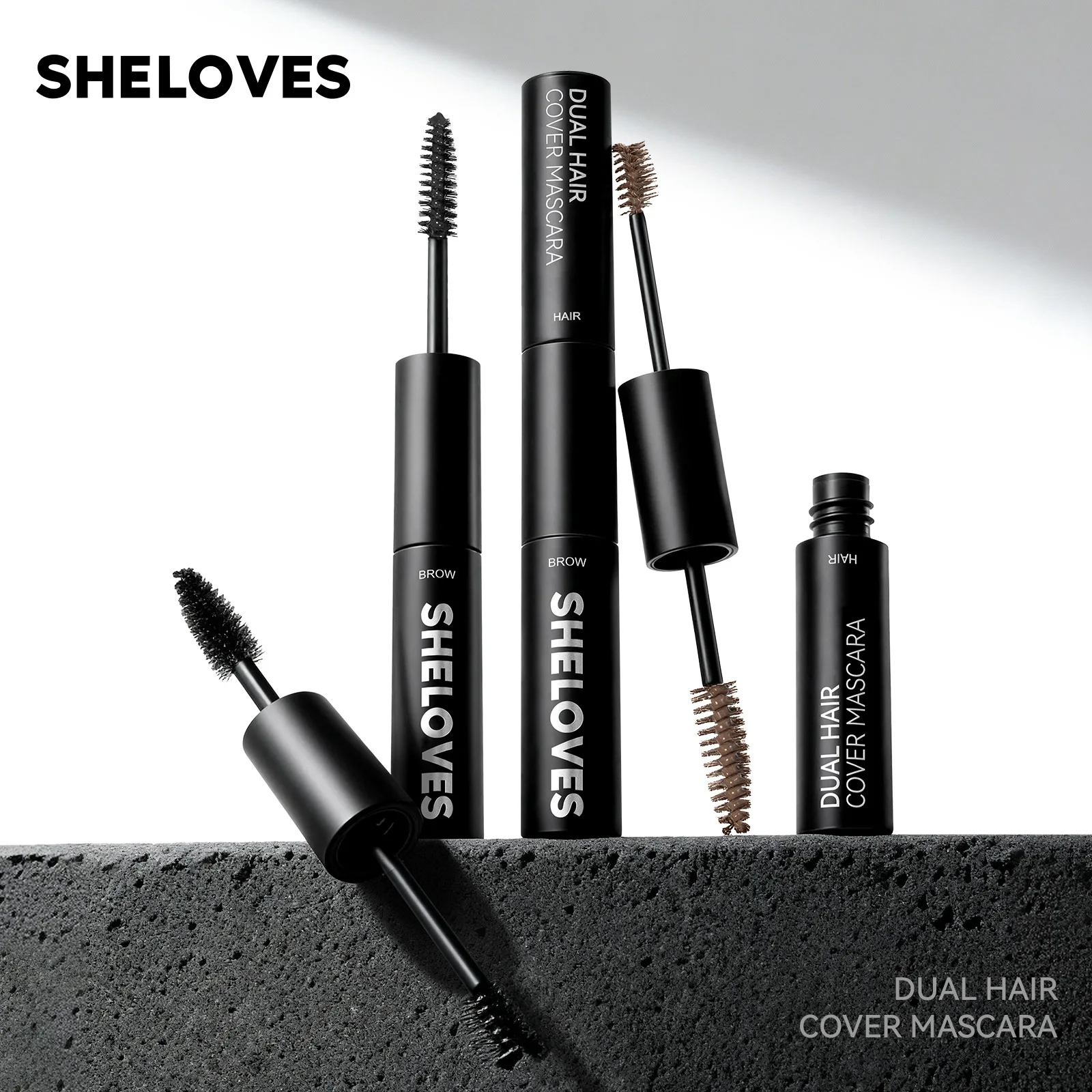 Dual-purpose hair curling stick Covering grey hair Waterproof disposable hair dye pen Natural Volumising Hairline Pencil makeup