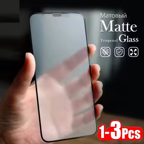 1-3Pcs Matte Screen Protector For Samsung A56 A55 A36 A54 A25 A15 A52 A33 A16 A26 A53 S25 Ultra S24 FE S22 S21 Tempered Glass