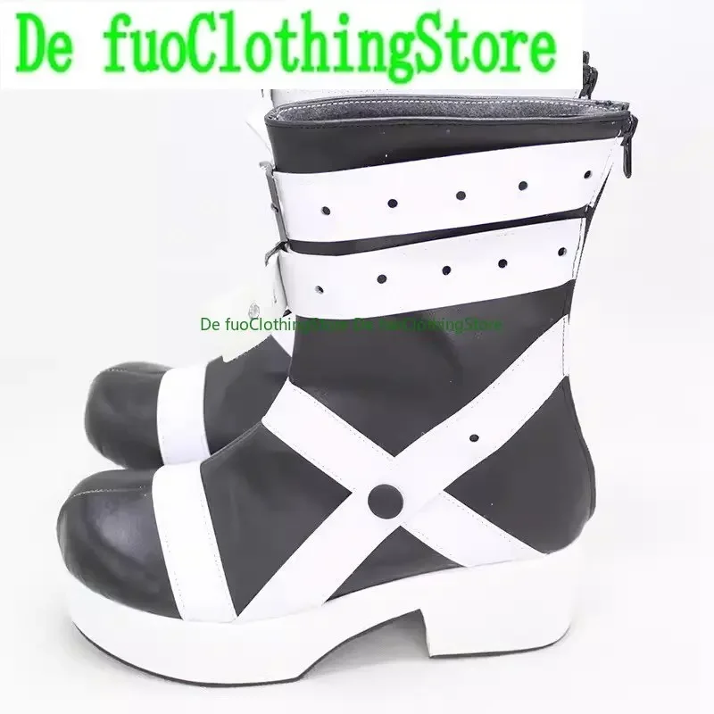 Anime MAKA ALBAR Cosplay Schuhe Kostüme Frauen Casual PU Stiefel für Halloween Karneval Party Weihnachten Angepasst DefuoClothing Schuhe