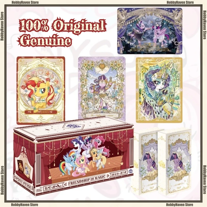 

В наличии Card Tour My Little Pony Stars Pack Подарочная коробка Версия Вечная карта дружбы Часть 2, Официальная подлинная коллекция, подарок