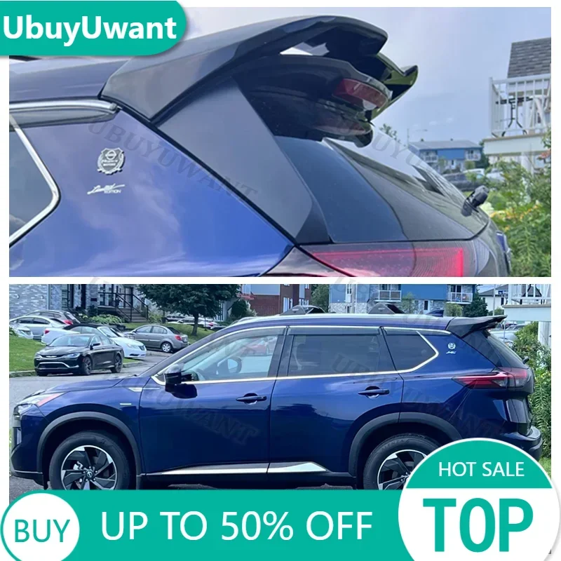 

Car Roof Rear Spoiler for New Nissan X-Trail Rogue T33 ABS Plastic Rear Spoiler Wing Trunk Lip Boot Cover Car Styling 2021-2024