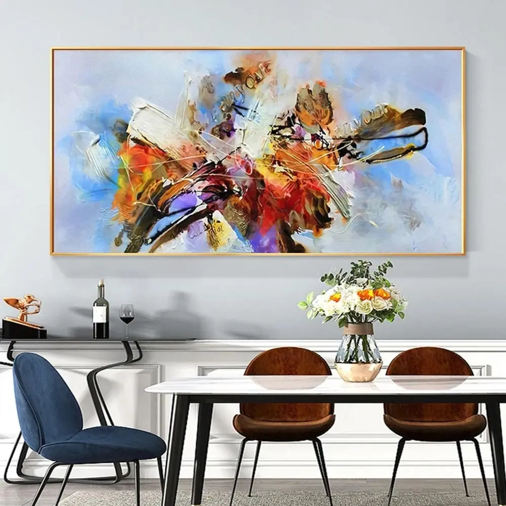 

Nordic Abstract Colorful Luxury Canvas Painting on The Wall Art Decorative Picture Modern Living Room Home Decor Cuadros Posters