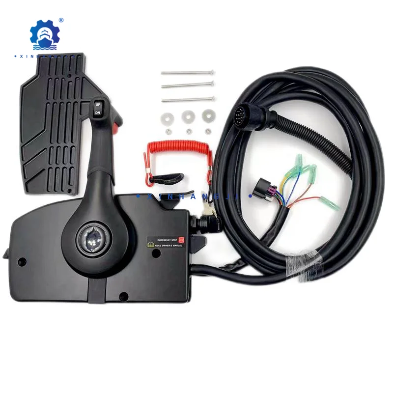 New 881170A13 Side Mount Boat Remote Control Box with 14Pin wire harness (16FT) for Mercury Outboard motor