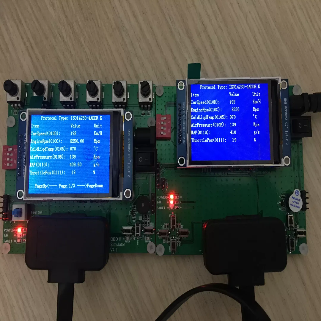 OBD2‑TFTLCD Diagnostic Development Board / OBD2‑TFTLCD Reader Development Board / STM32 Development Board V3.0