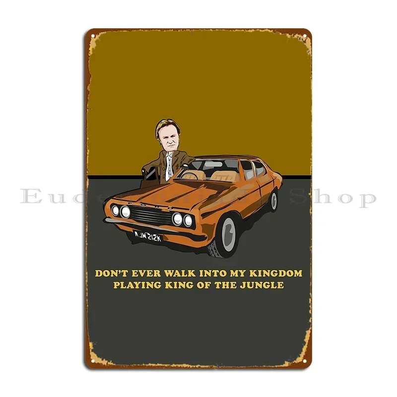 Life On Mars Gene Hunt Metal Sign Designer Designing Decoration Club Poster Tin Sign Poster