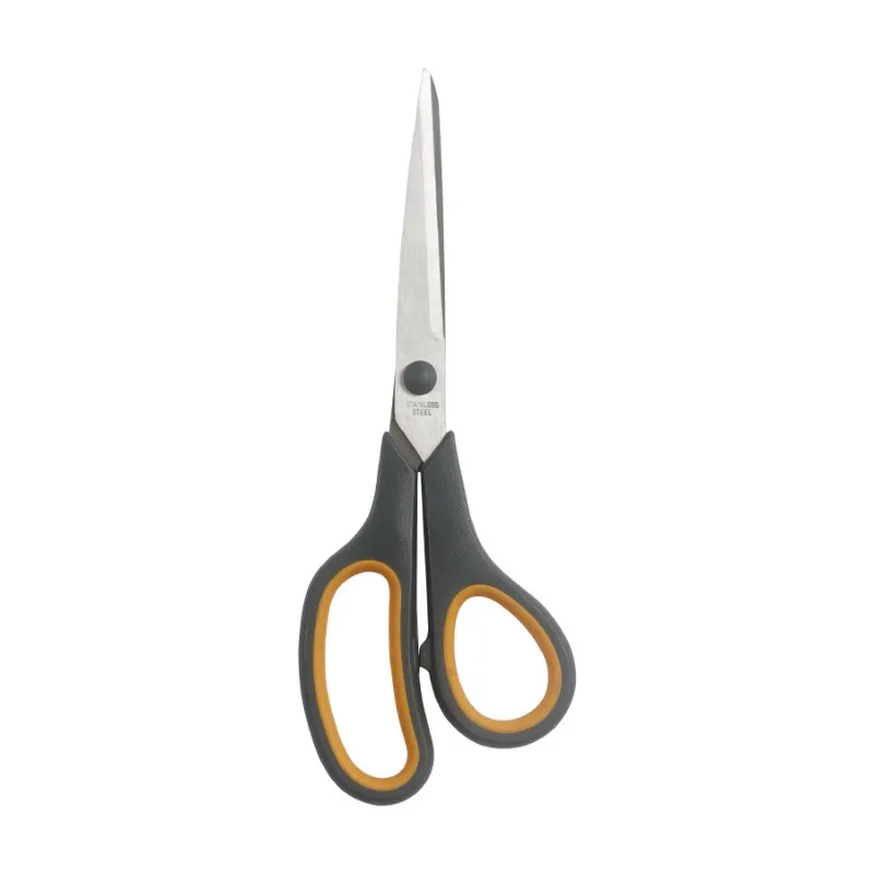 Stainless Steel Tailor Scissors, Rubber and Plastic Office Scissors 8 Inch Multi-purpose Home Office Scissors