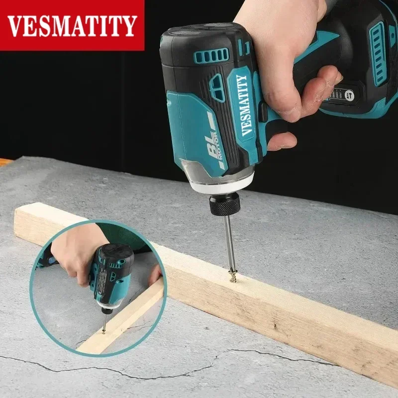 DTD171 Brushless Impact Driver Screwdriver Drills Cordless Power Tools For Makita 18V  20V Battery Pin Motor BareTool Unit Tools