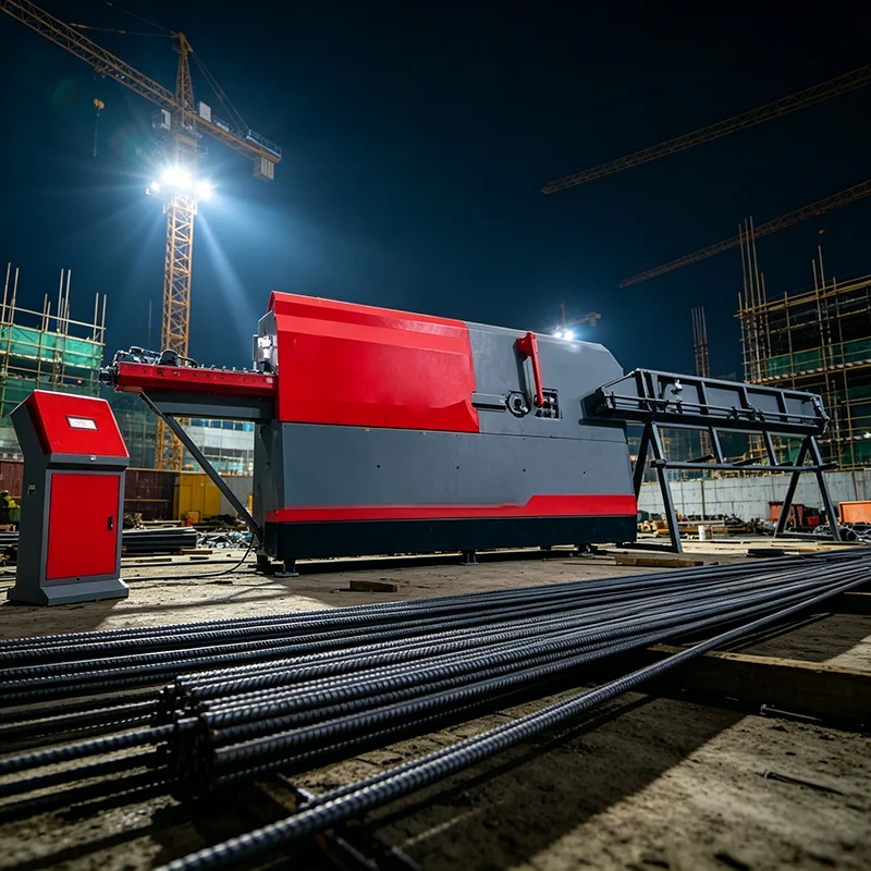 CNC Rebar Stirrup Bending Machine with Automatic Feeding and Measuring System for Construction Use