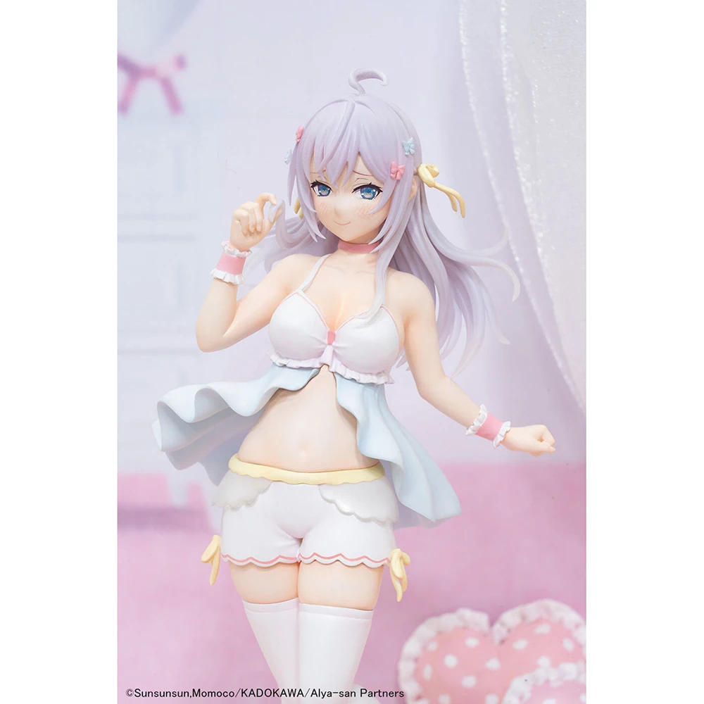 In Stock Original Taito Kuji Alisa Mikhailovna Kujou Alya Sometimes Hides Her Feelings in Russian Action Figure Anime Model Toys