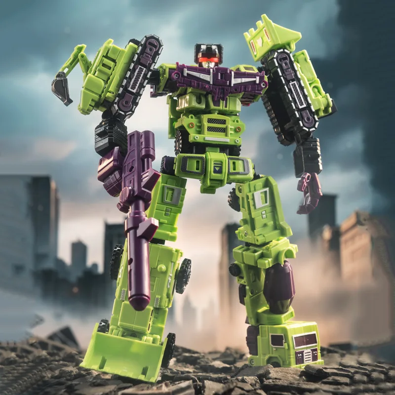 Transformando brinquedos estrela geral hercules st10 engenharia veículo escavadeira robô anime modelo figura de ação coleção presentes